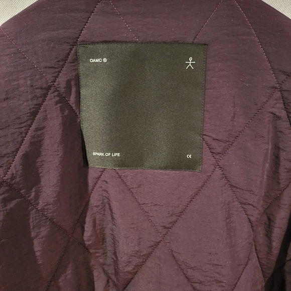 OAMC Oversized Quilted Collarless Jacket - Picture 6 of 8